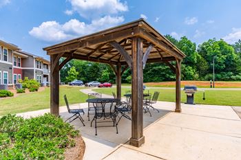 Wooden pavilion